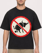 Mockup Boxy Heavyweight Tee Black male close-up 08