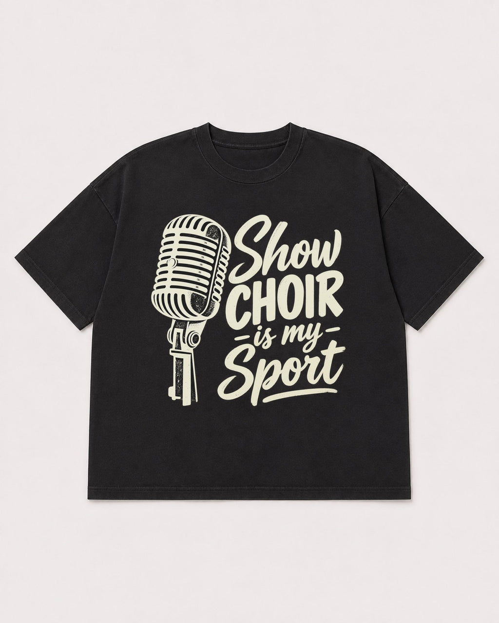 Mockup Boxy Heavyweight Tee Black product