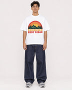 Mockup Boxy Heavyweight Tee White male full-body 16