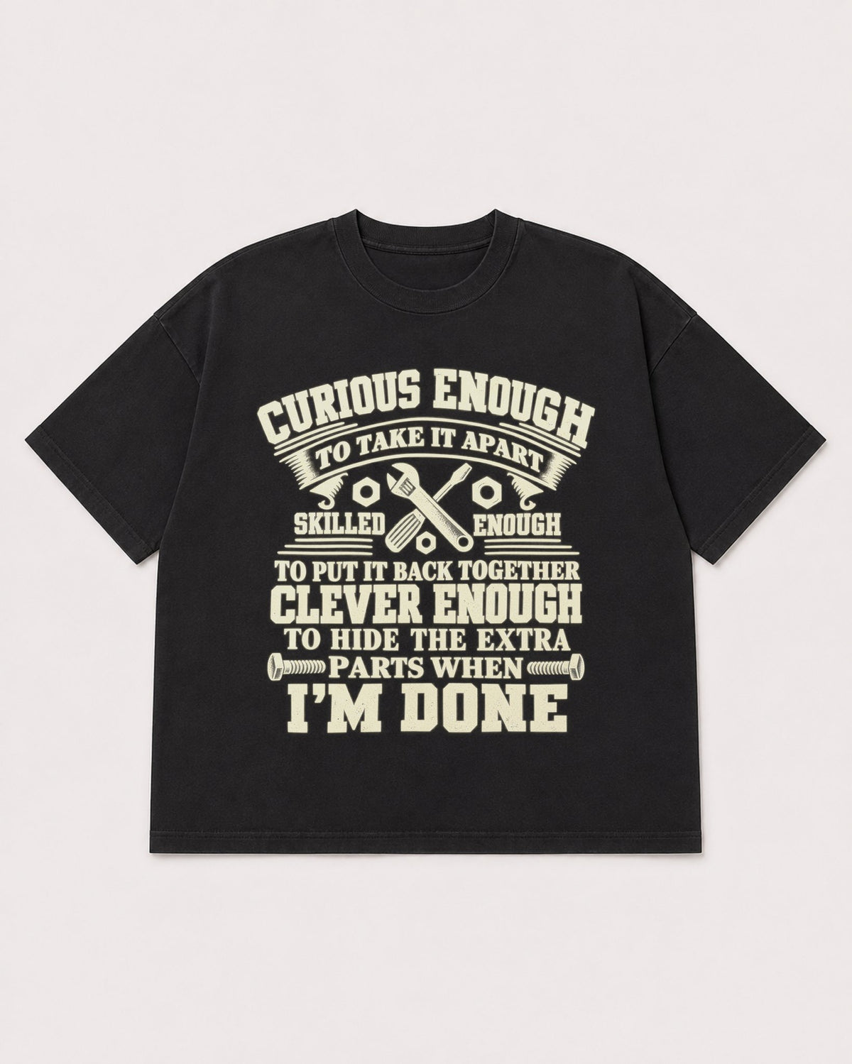 Mockup Boxy Heavyweight Tee Black product