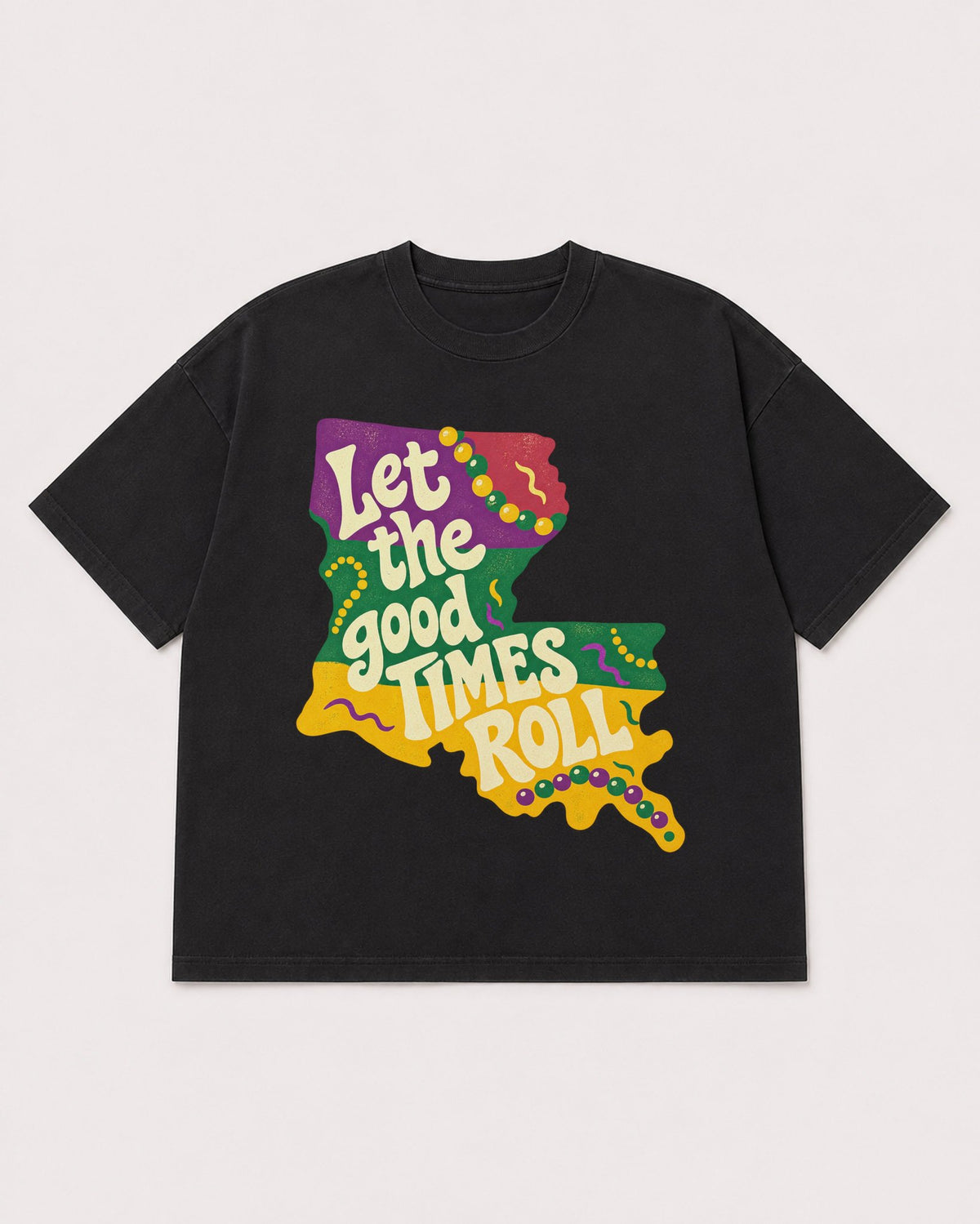 Mockup Boxy Heavyweight Tee Black product