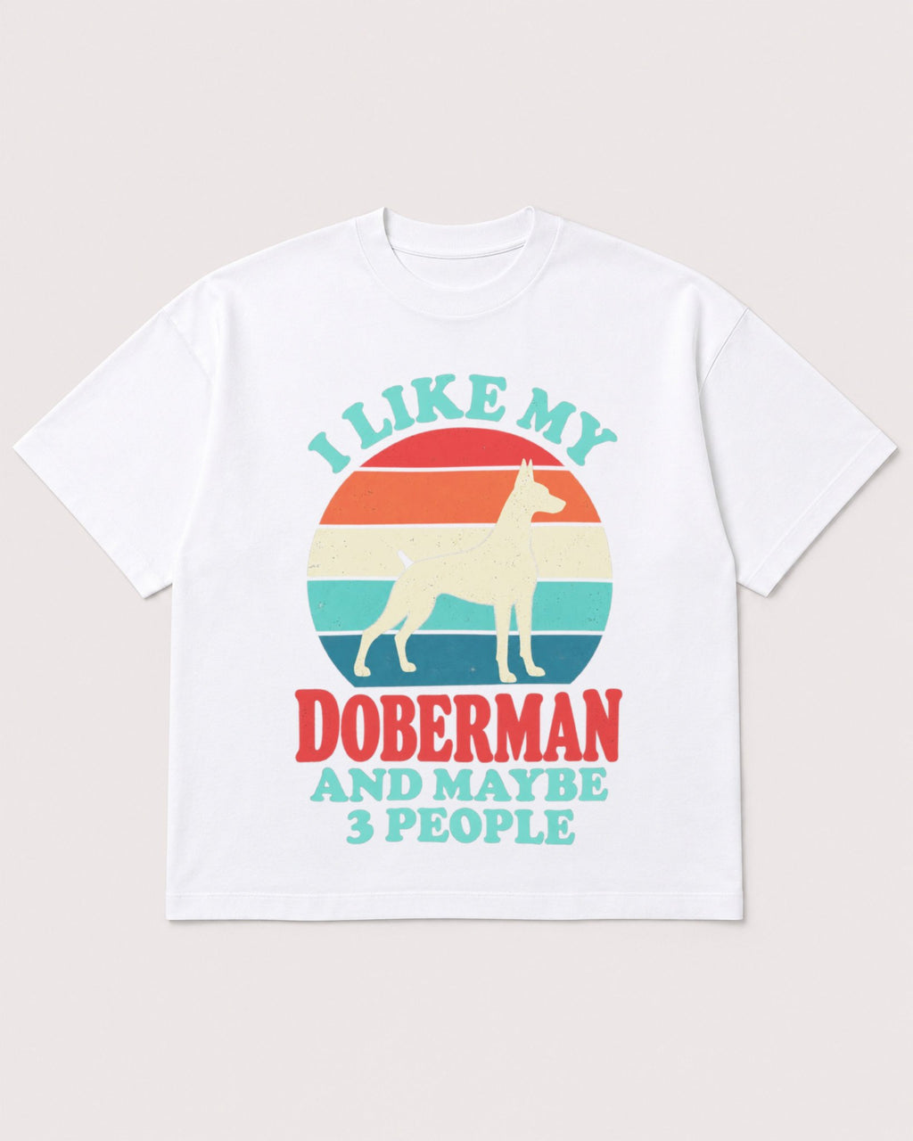 Mockup Boxy Heavyweight Tee White product