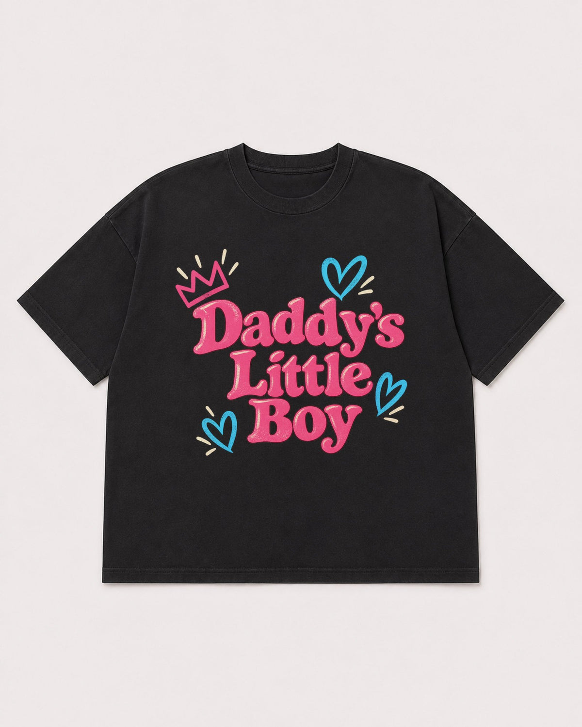 Mockup Boxy Heavyweight Tee Black product