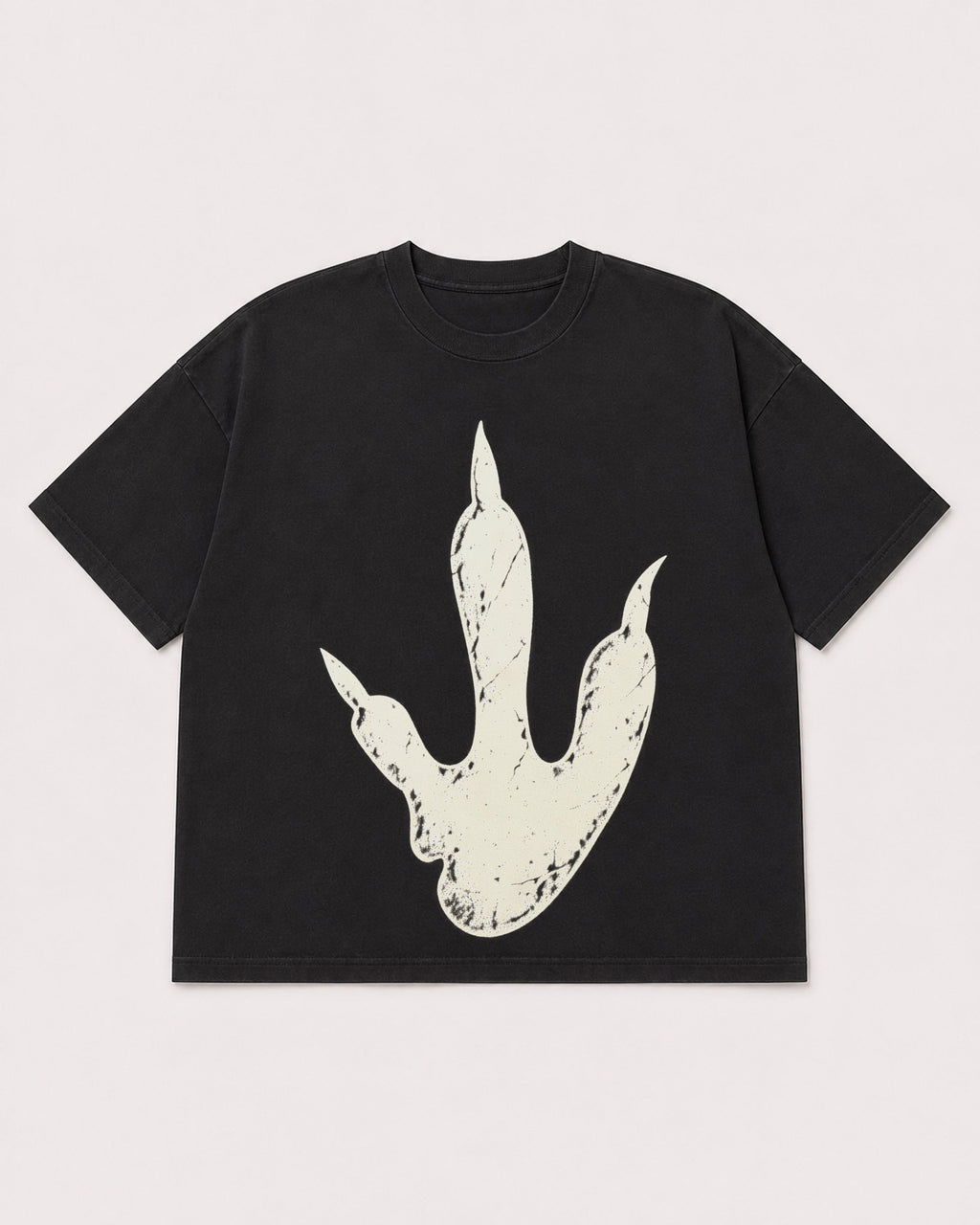 Mockup Boxy Heavyweight Tee Black product