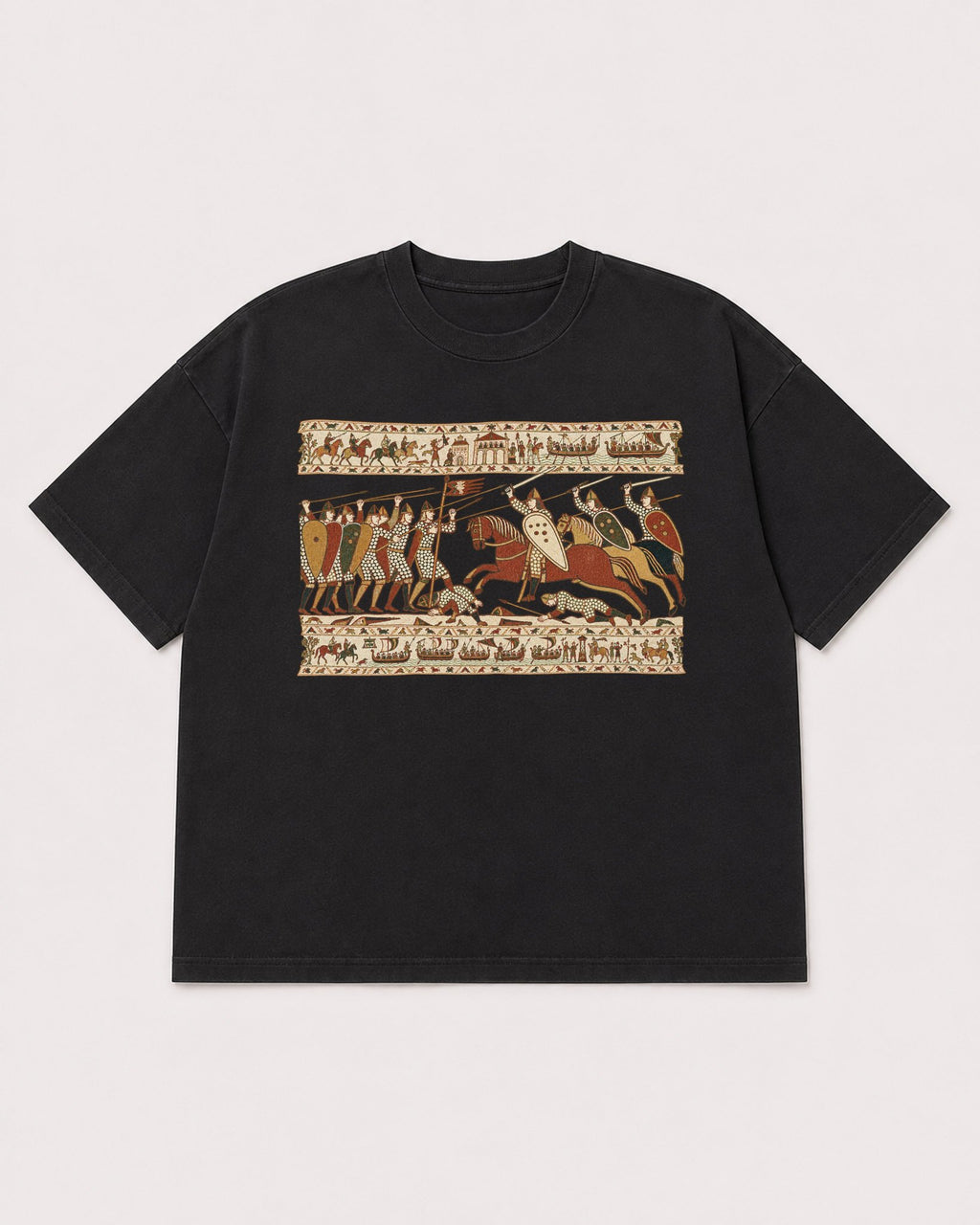 Mockup Boxy Heavyweight Tee Black product