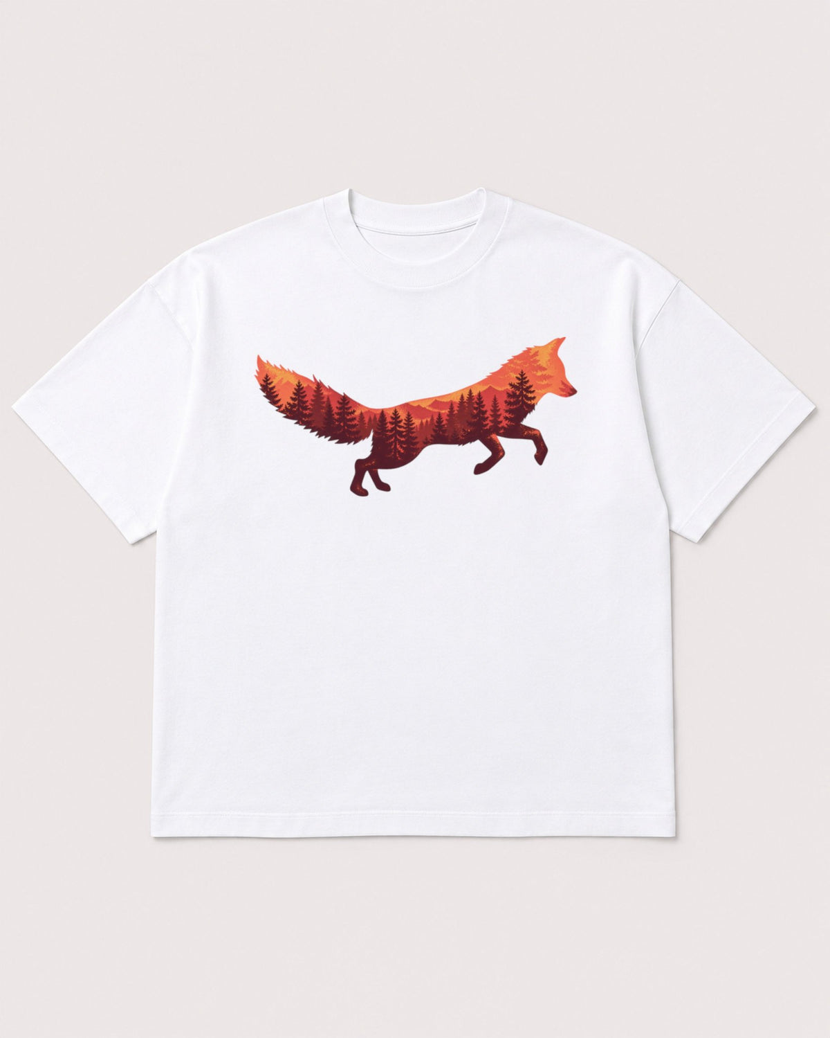Mockup Boxy Heavyweight Tee White product