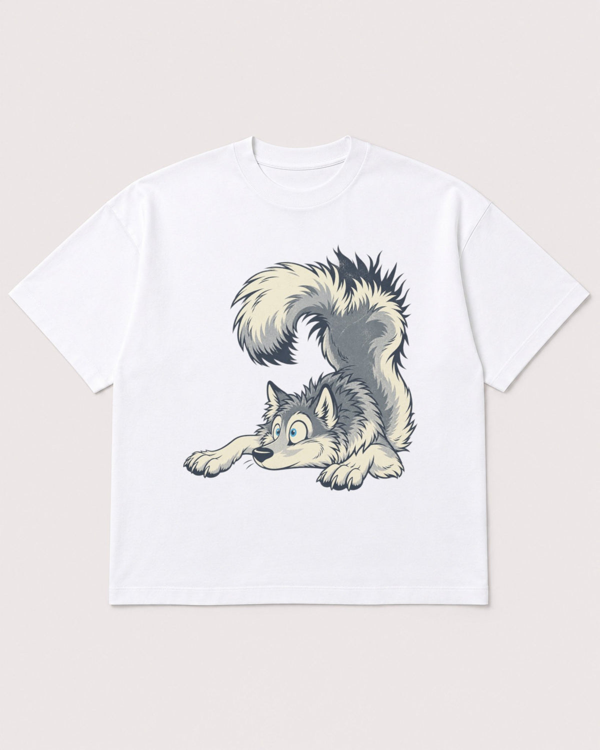 Mockup Boxy Heavyweight Tee White product