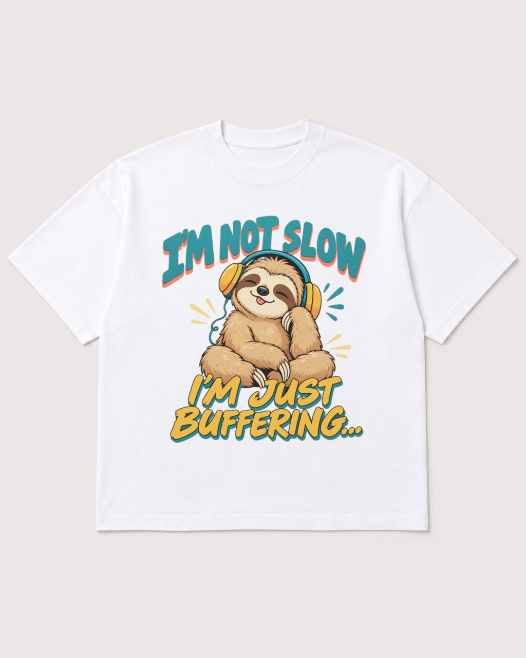 Mockup Boxy Heavyweight Tee White product