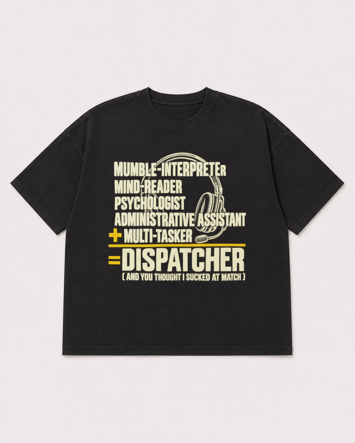 Mockup Boxy Heavyweight Tee Black product
