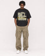 Mockup Boxy Heavyweight Tee Black male full-body 04