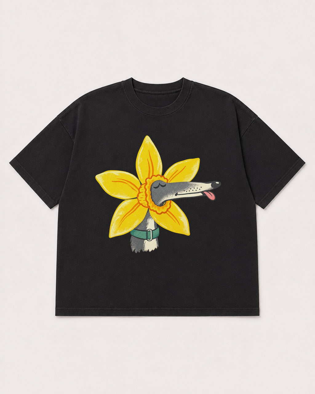 Mockup Boxy Heavyweight Tee Black product