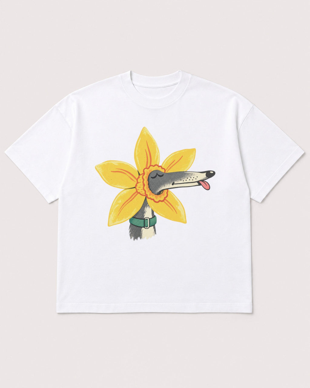 Mockup Boxy Heavyweight Tee White product
