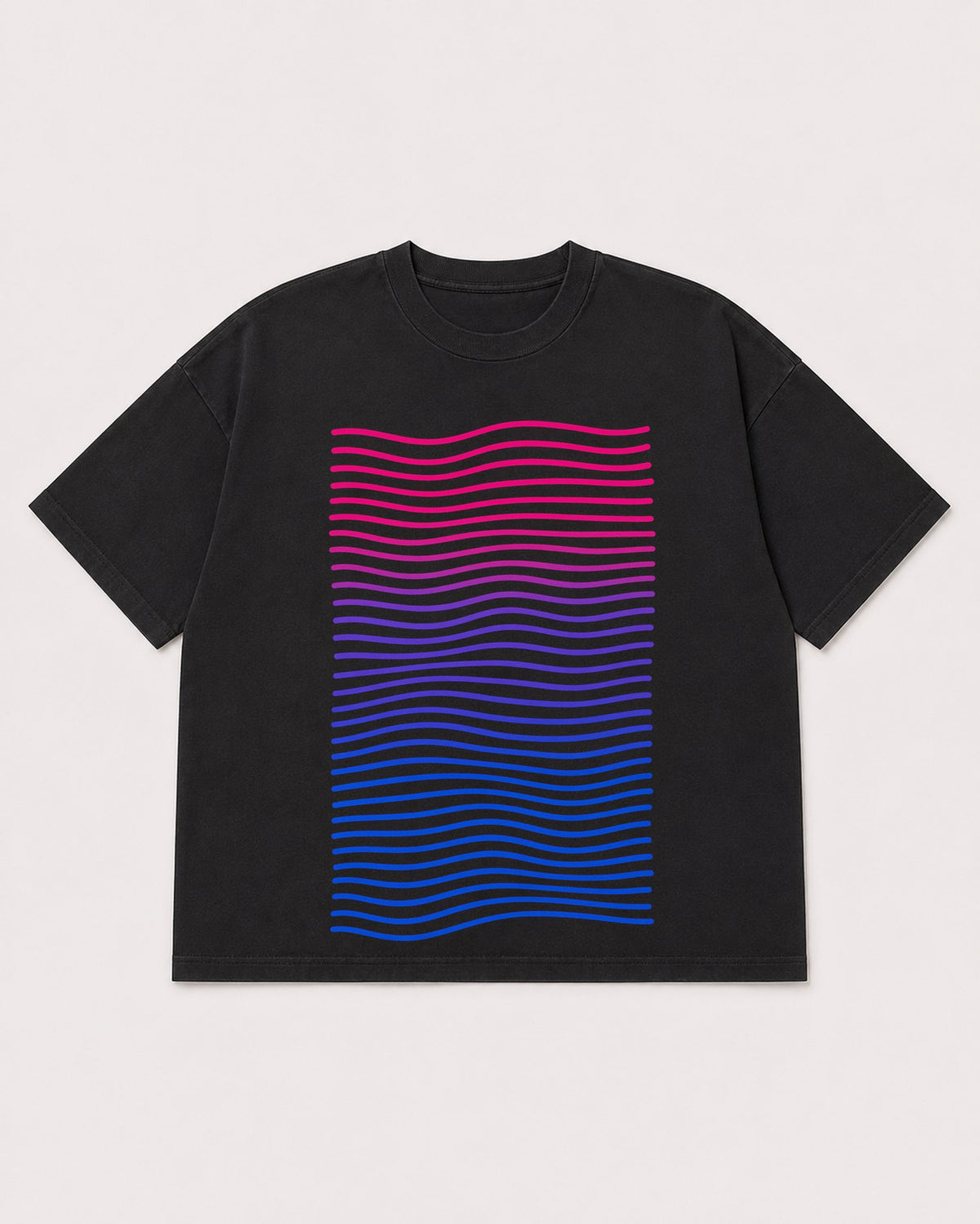 Mockup Boxy Heavyweight Tee Black product