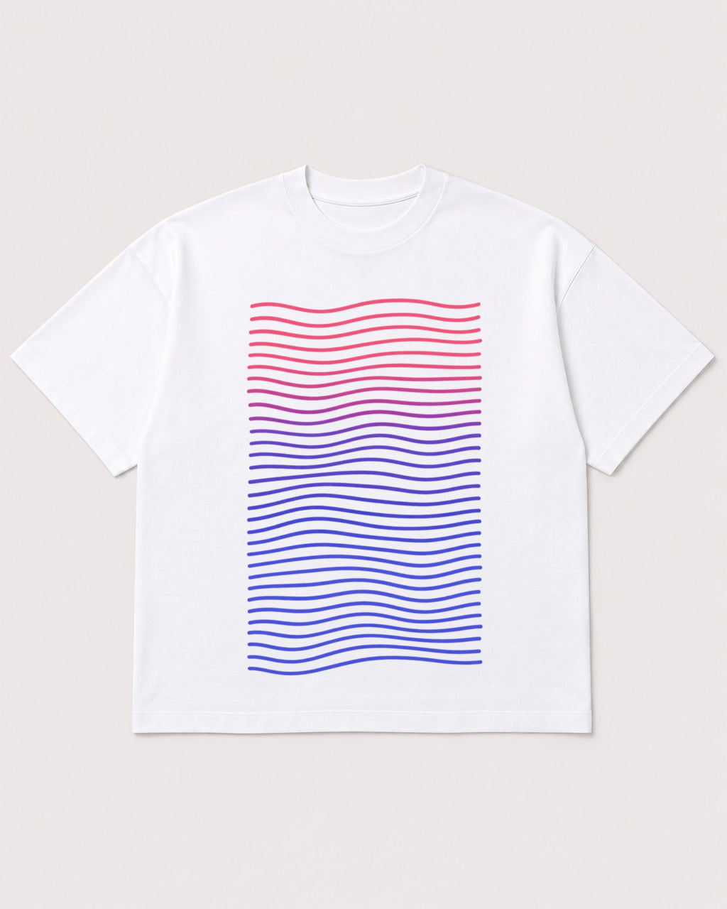 Mockup Boxy Heavyweight Tee White product