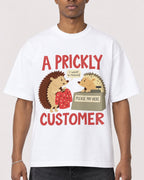 Mockup Boxy Heavyweight Tee White male close-up 35