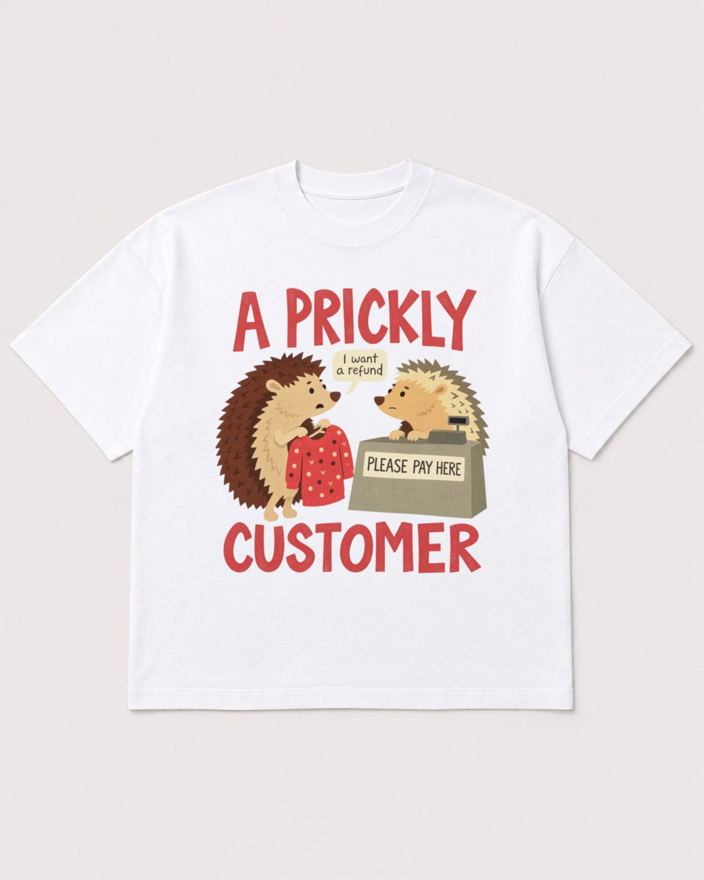 Mockup Boxy Heavyweight Tee White product