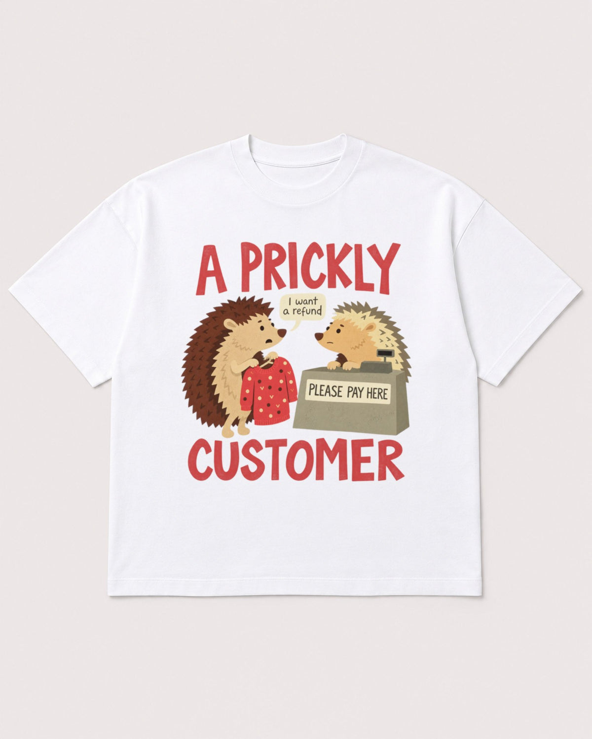 Mockup Boxy Heavyweight Tee White product