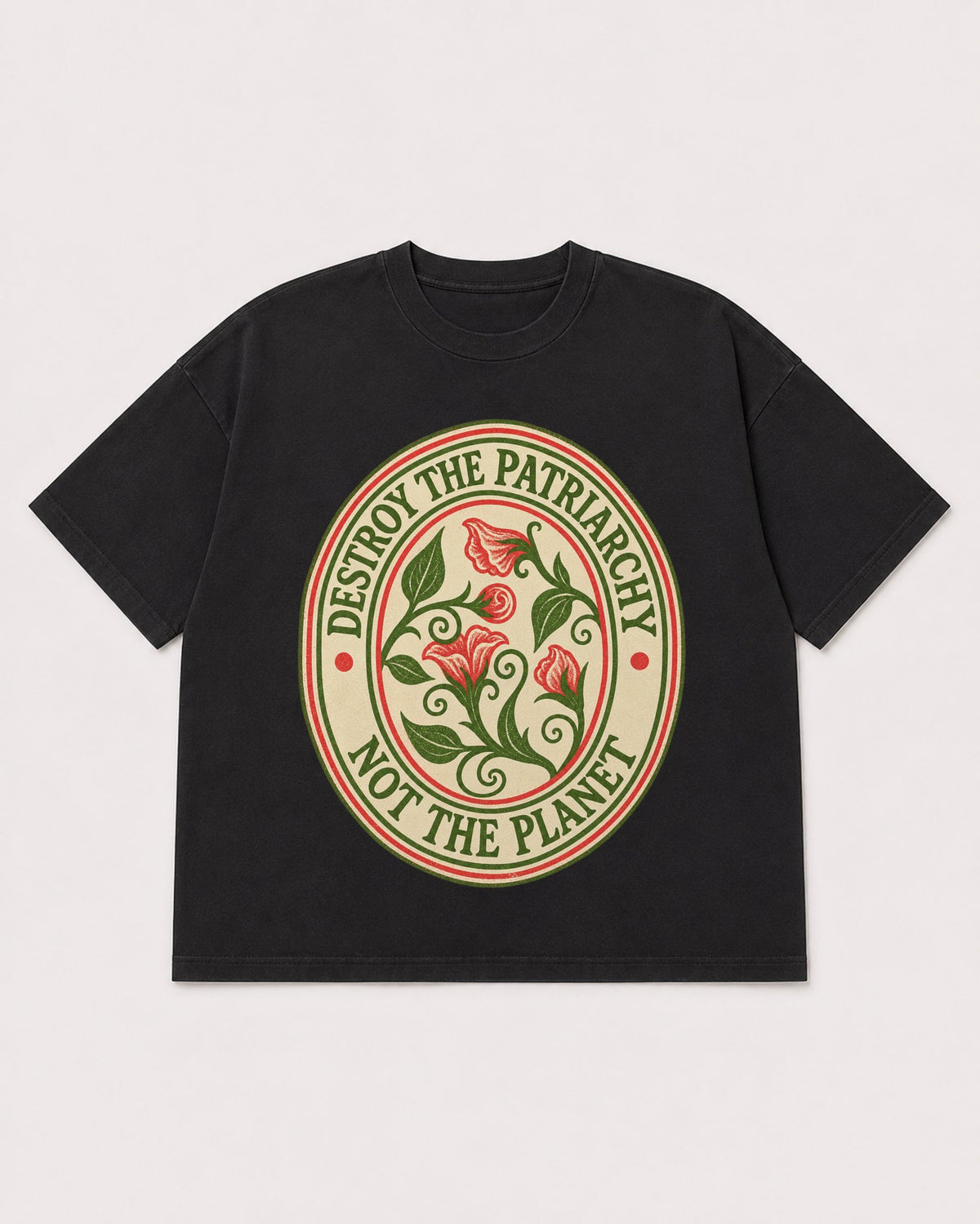 Mockup Boxy Heavyweight Tee Black product