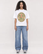Mockup Boxy Heavyweight Tee White female full-body 10