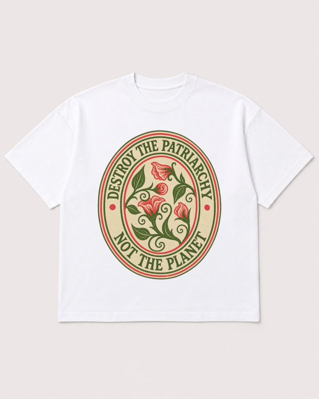 Mockup Boxy Heavyweight Tee White product