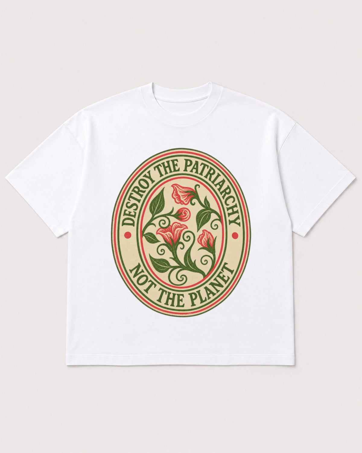 Mockup Boxy Heavyweight Tee White product