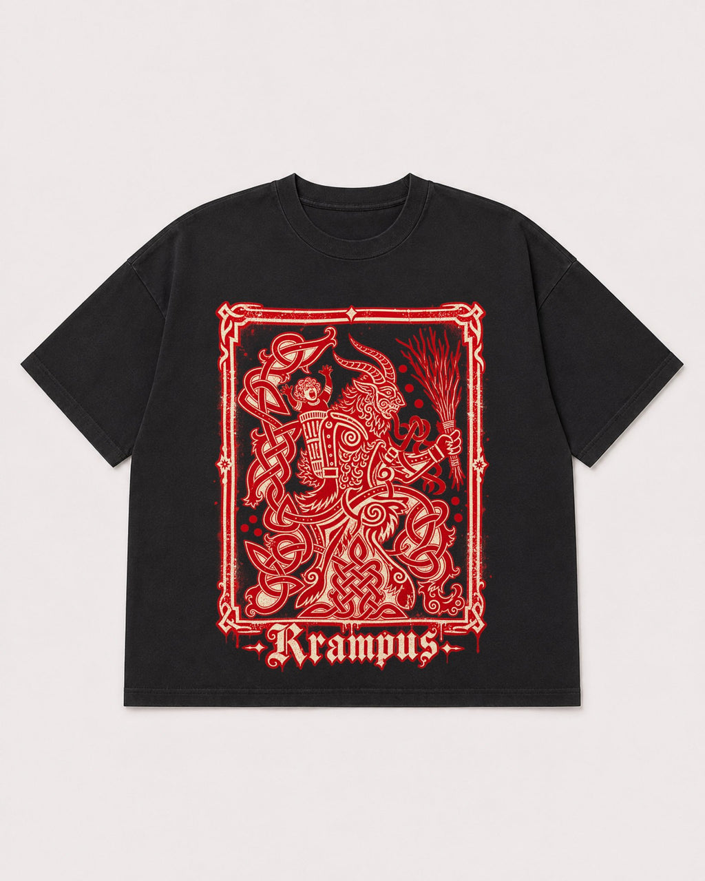 Mockup Boxy Heavyweight Tee Black product