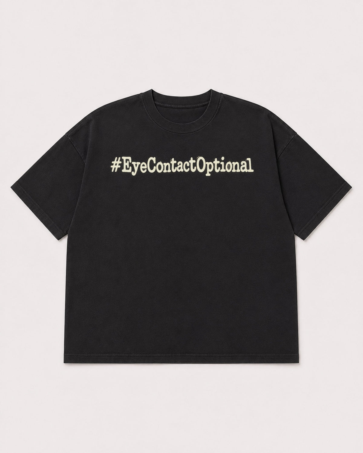Mockup Boxy Heavyweight Tee Black product