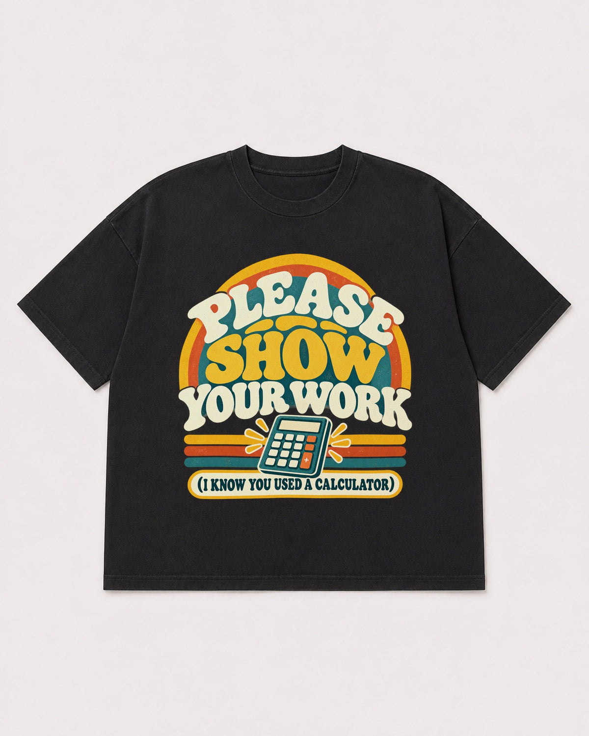 Mockup Boxy Heavyweight Tee Black product