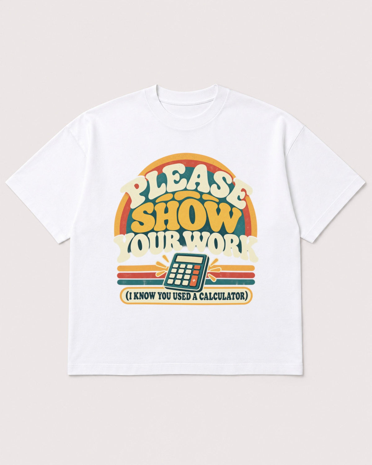 Mockup Boxy Heavyweight Tee White product