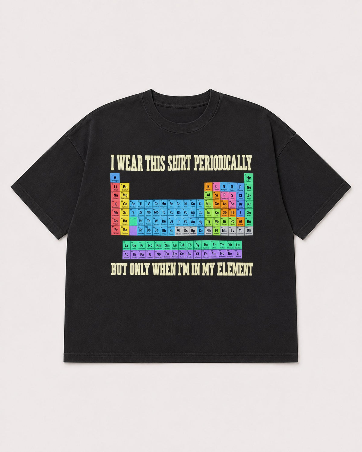 Mockup Boxy Heavyweight Tee Black product