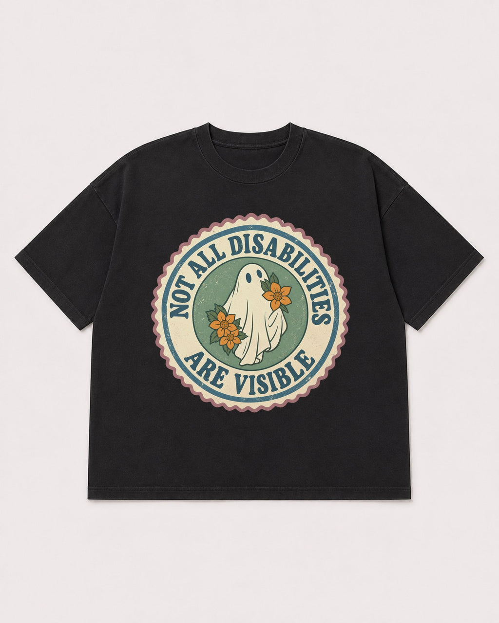 Mockup Boxy Heavyweight Tee Black product