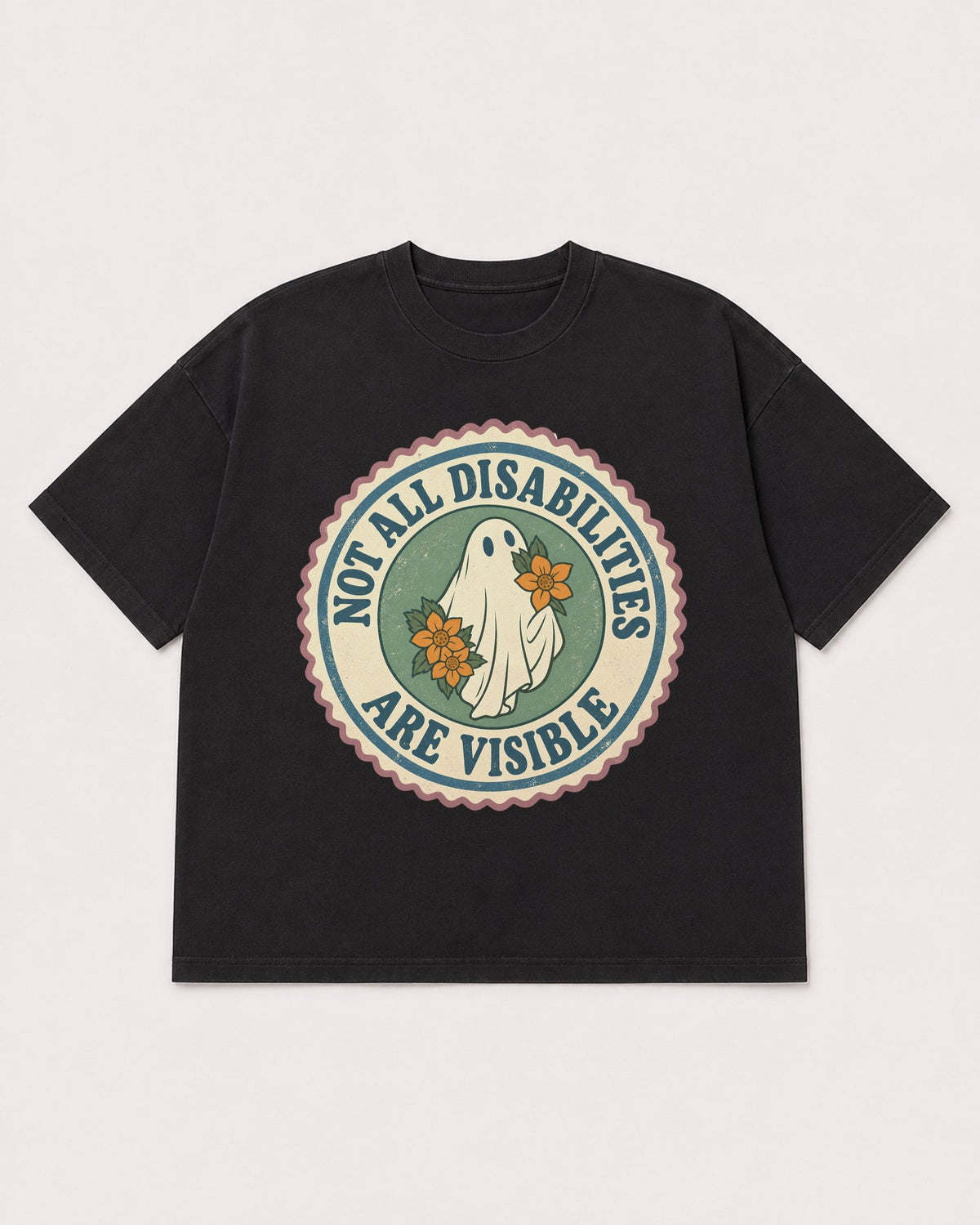 Mockup Boxy Heavyweight Tee Black product
