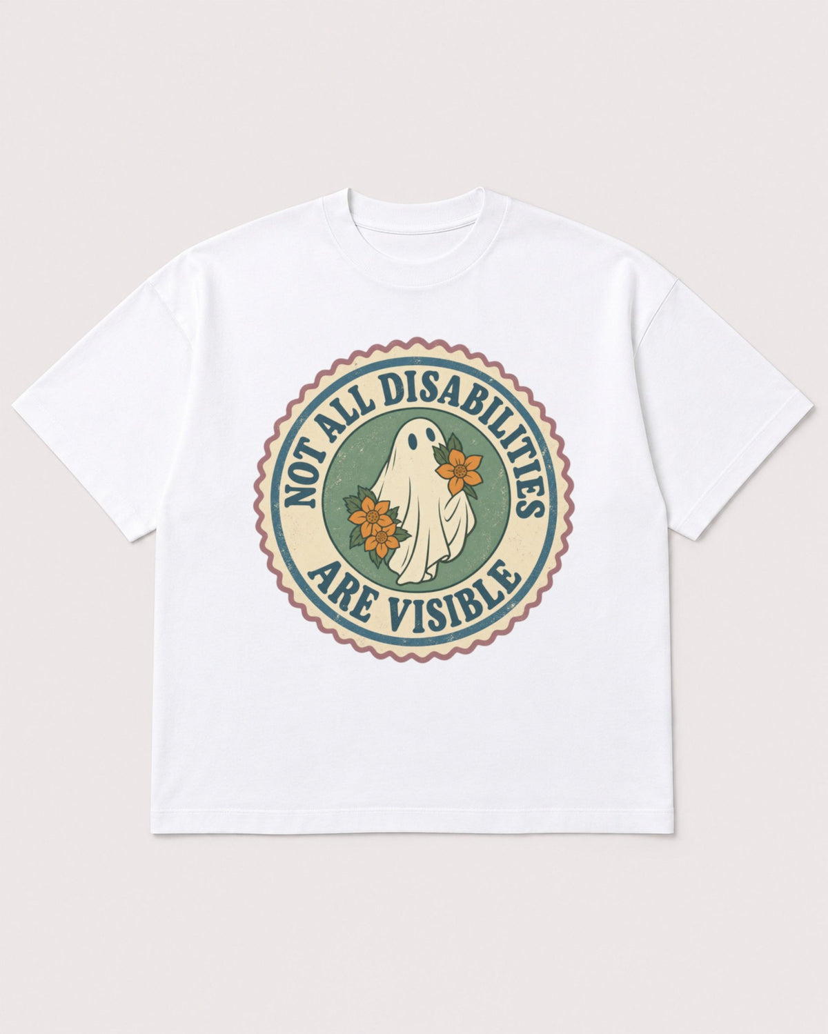 Mockup Boxy Heavyweight Tee White product