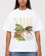 Mockup Boxy Heavyweight Tee White female close-up 45