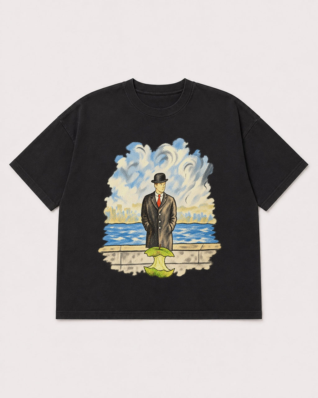 Mockup Boxy Heavyweight Tee Black product