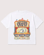 Mockup Boxy Heavyweight Tee White product