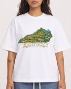 Mockup Boxy Heavyweight Tee White female close-up 06