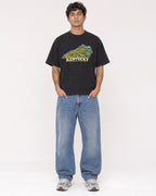 Mockup Boxy Heavyweight Tee Black male full-body 06