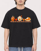 Mockup Boxy Heavyweight Tee Black male close-up 03