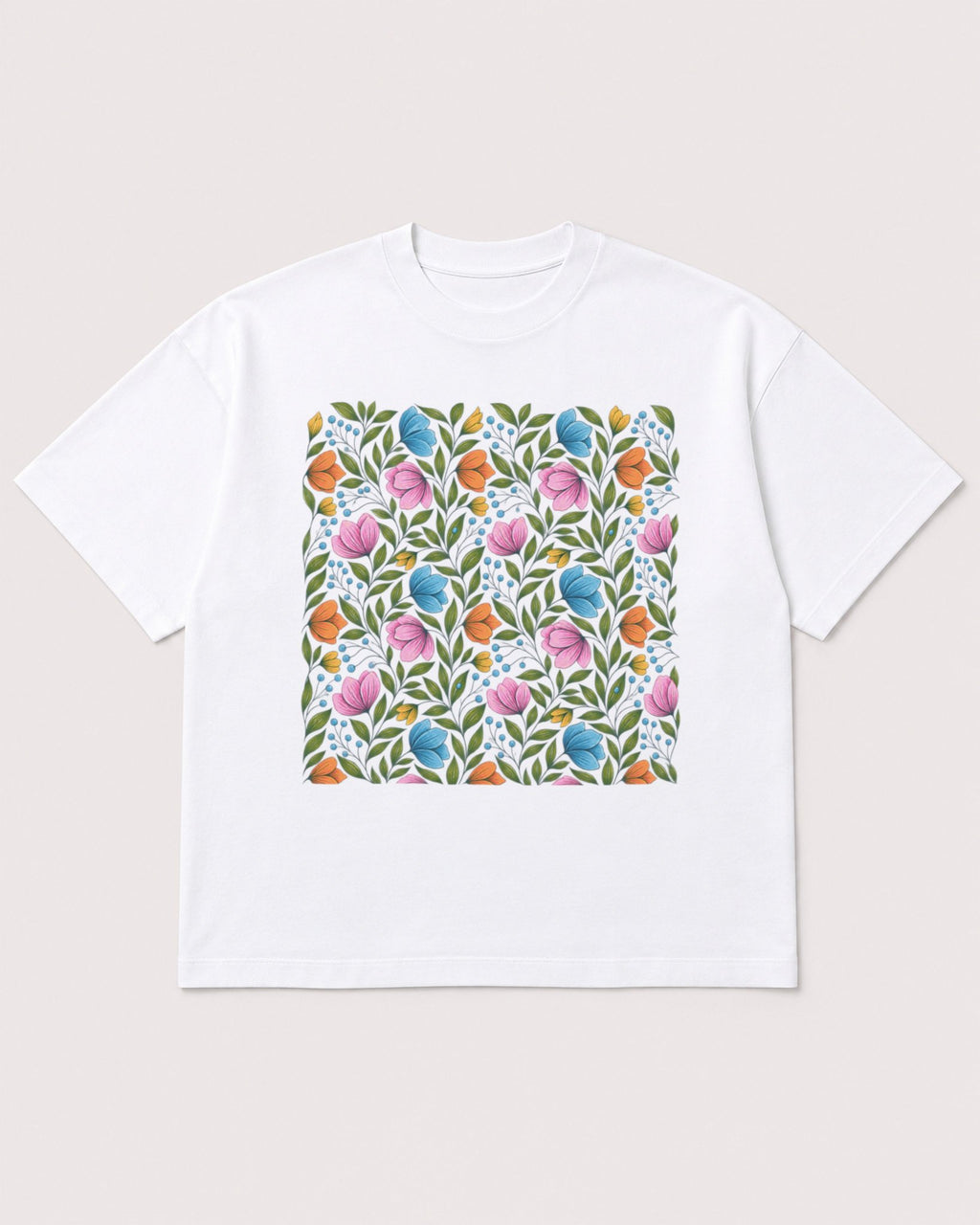 Mockup Boxy Heavyweight Tee White product