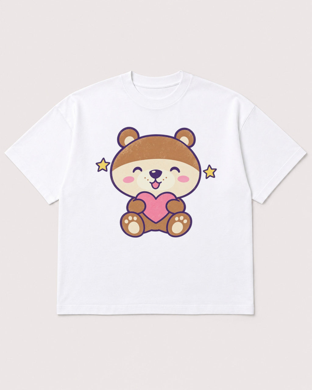 Mockup Boxy Heavyweight Tee White product