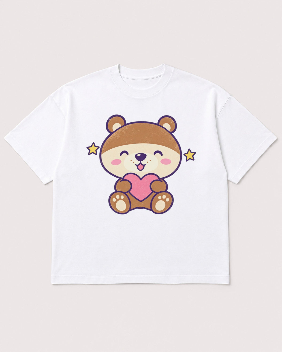 Mockup Boxy Heavyweight Tee White product