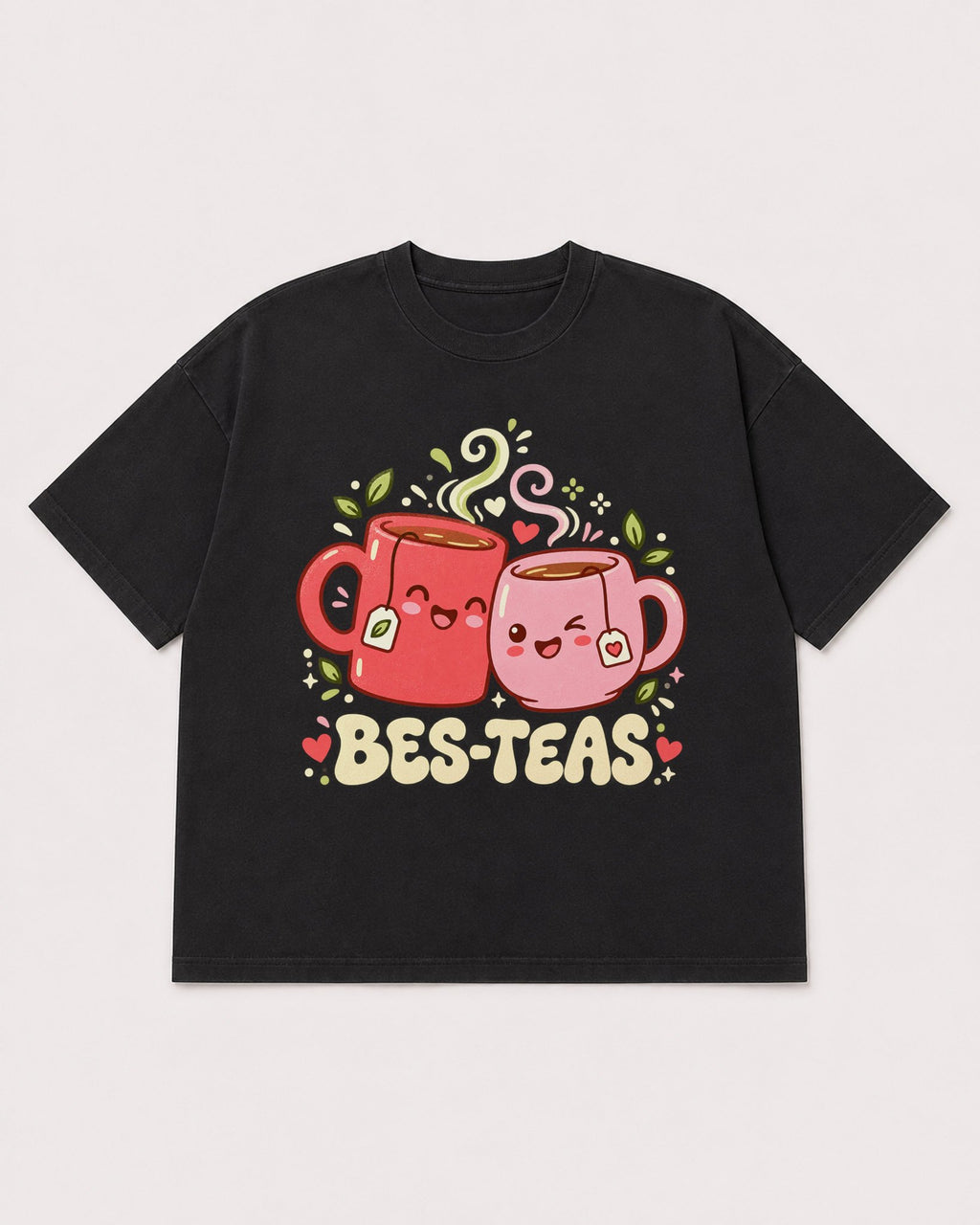 Mockup Boxy Heavyweight Tee Black product