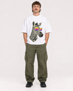 Mockup Boxy Heavyweight Tee White male full-body 29
