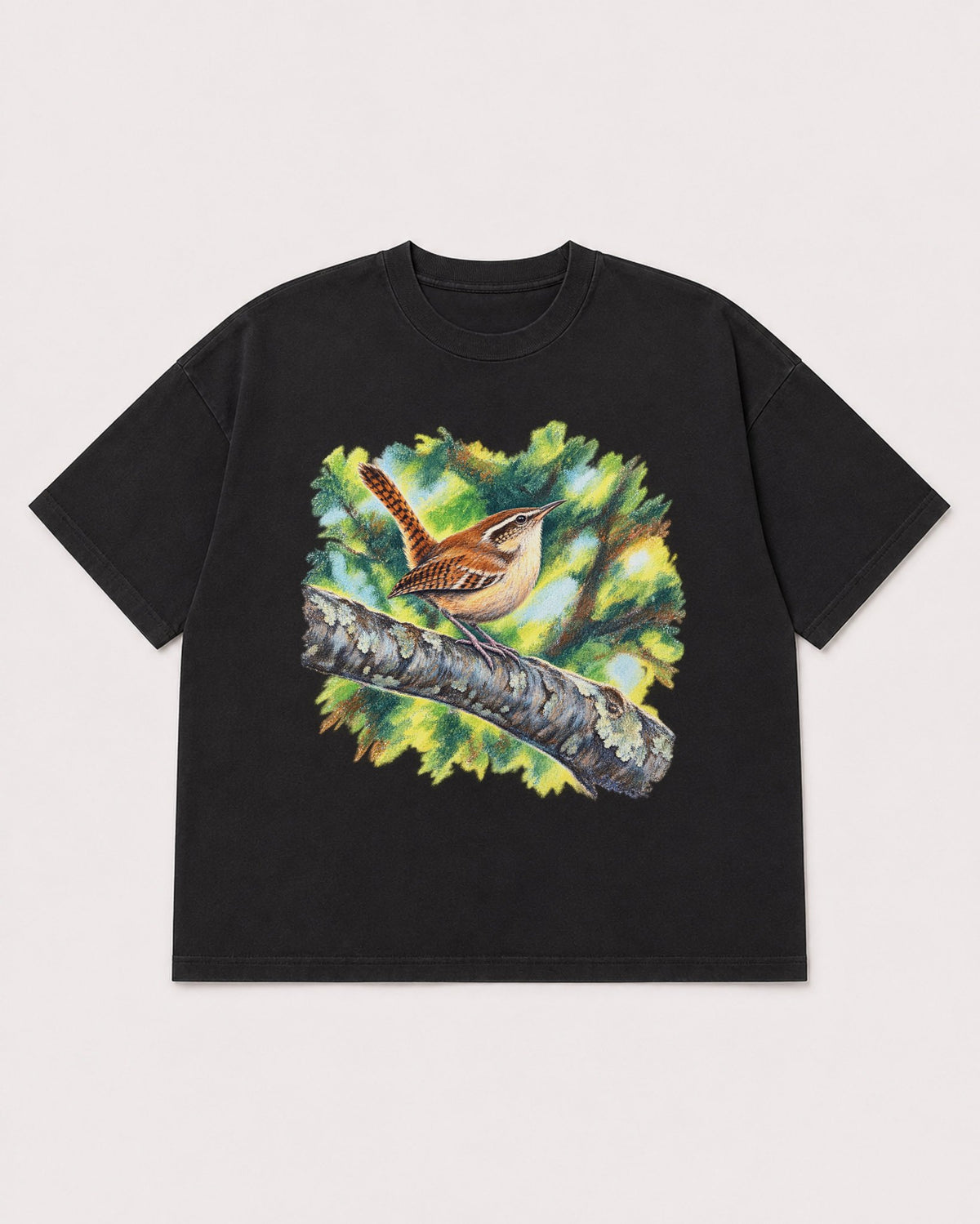 Mockup Boxy Heavyweight Tee Black product