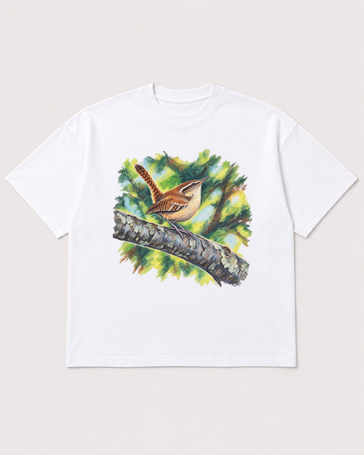 Mockup Boxy Heavyweight Tee White product