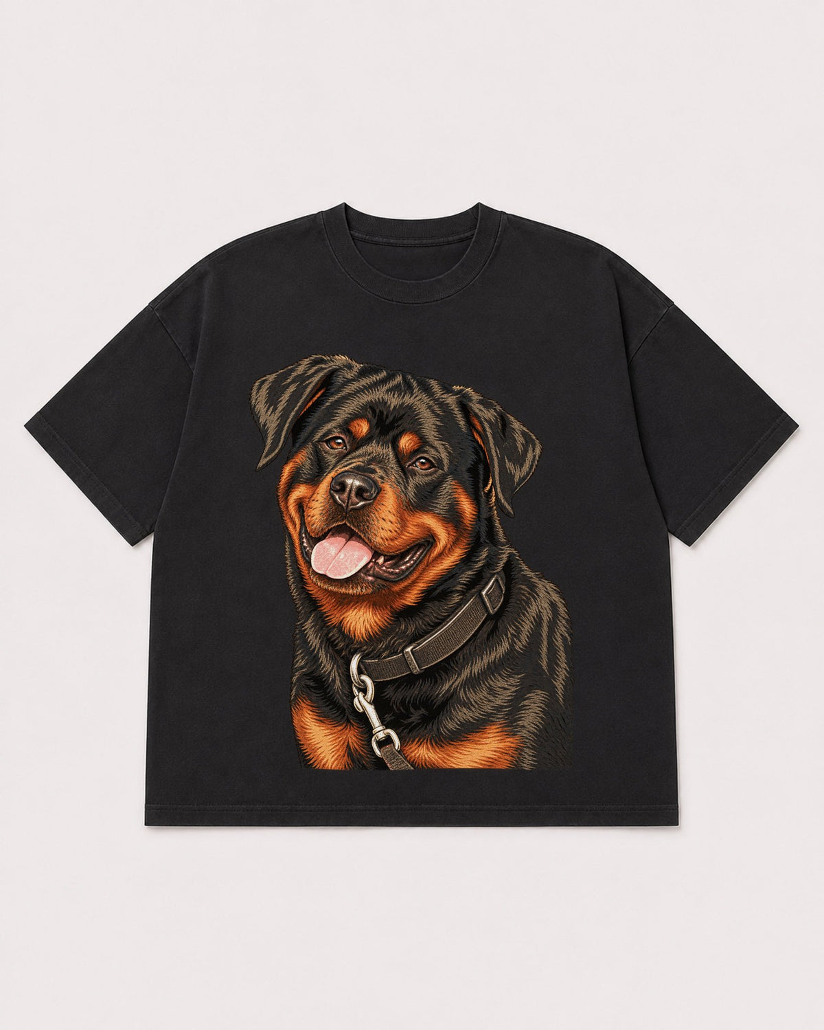 Mockup Boxy Heavyweight Tee Black product