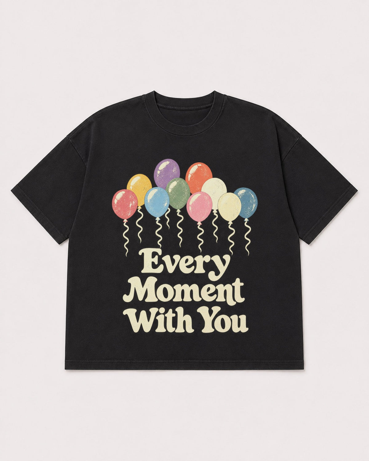 Mockup Boxy Heavyweight Tee Black product