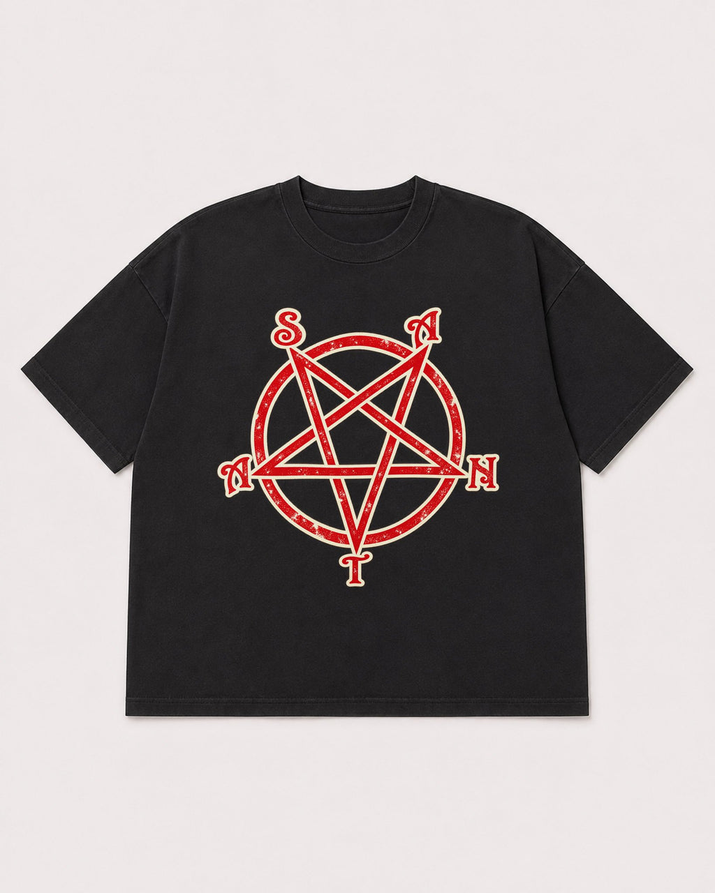 Mockup Boxy Heavyweight Tee Black product