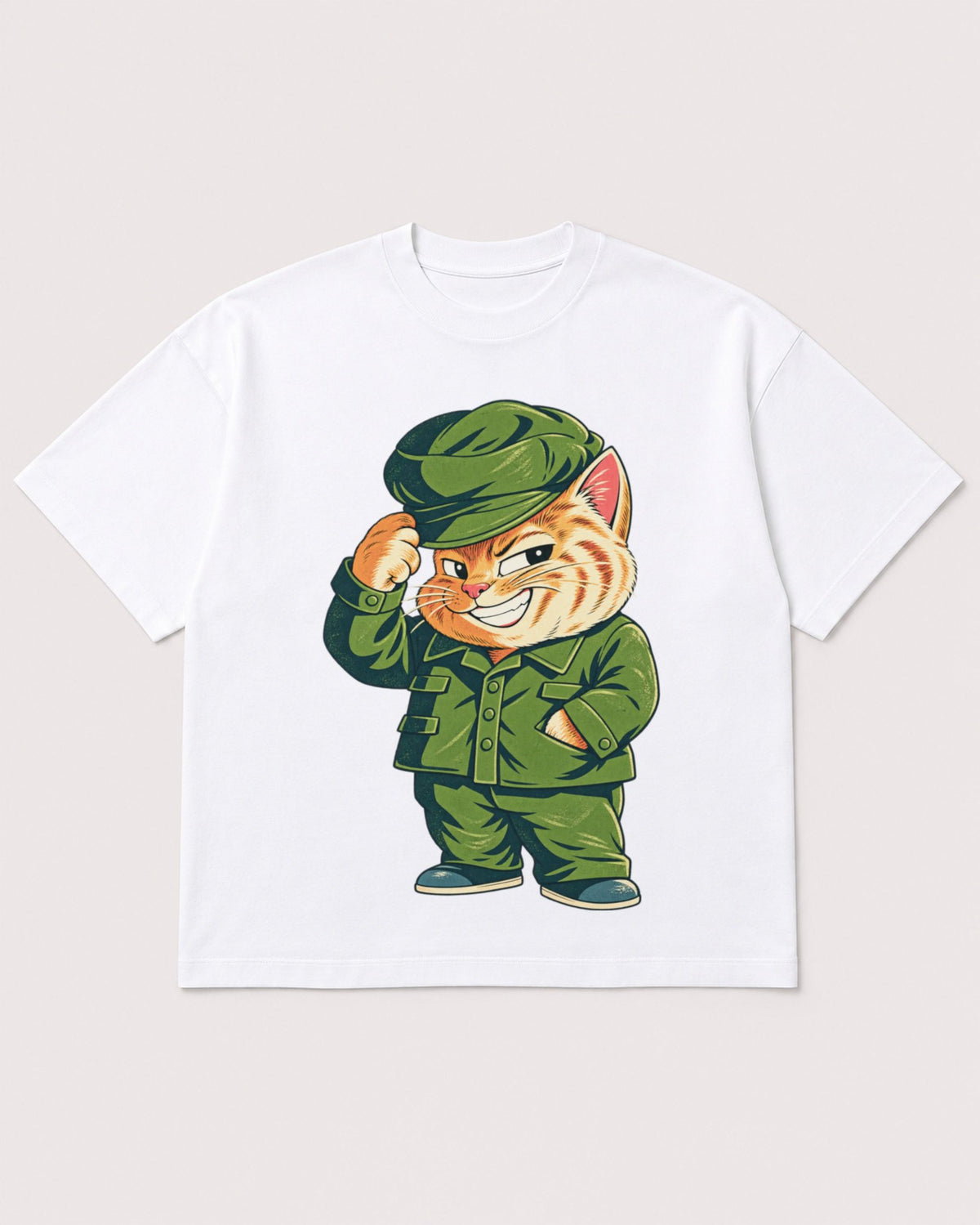 Mockup Boxy Heavyweight Tee White product